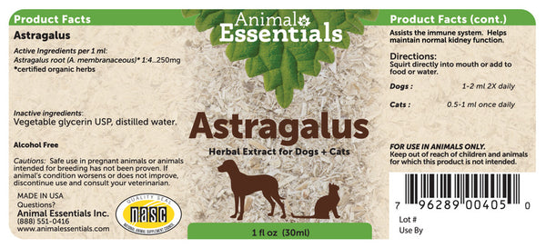 Animal Essentials, Astragalus, 1 oz