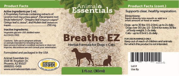 Animal Essentials, Breathe EZ, 1 oz