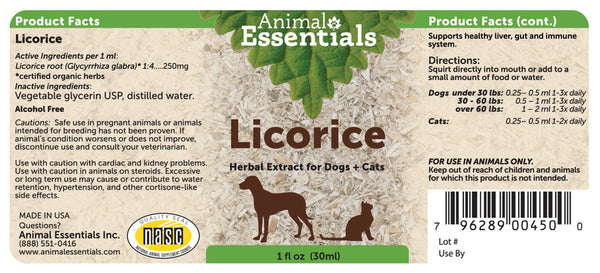 Animal Essentials, Licorice Extract, 1 oz