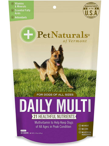 Pet Naturals of Vermont, Daily Multi for Dogs, 30 chews