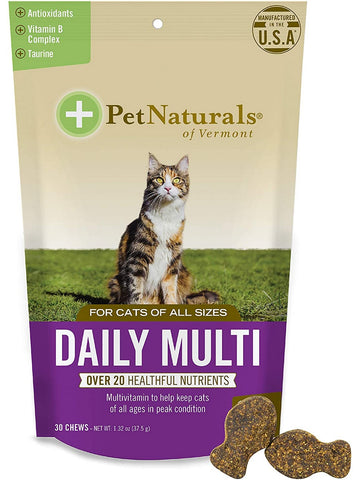 Pet Naturals of Vermont, Daily Multi for Cats, 30 chews