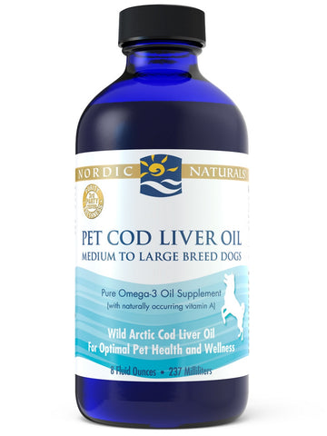 Nordic Naturals, Pet Cod Liver Oil, 8 Fluid Ounces
