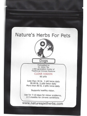 Natures Herbs for Pets, Clear Vision for Dogs, 60 ct