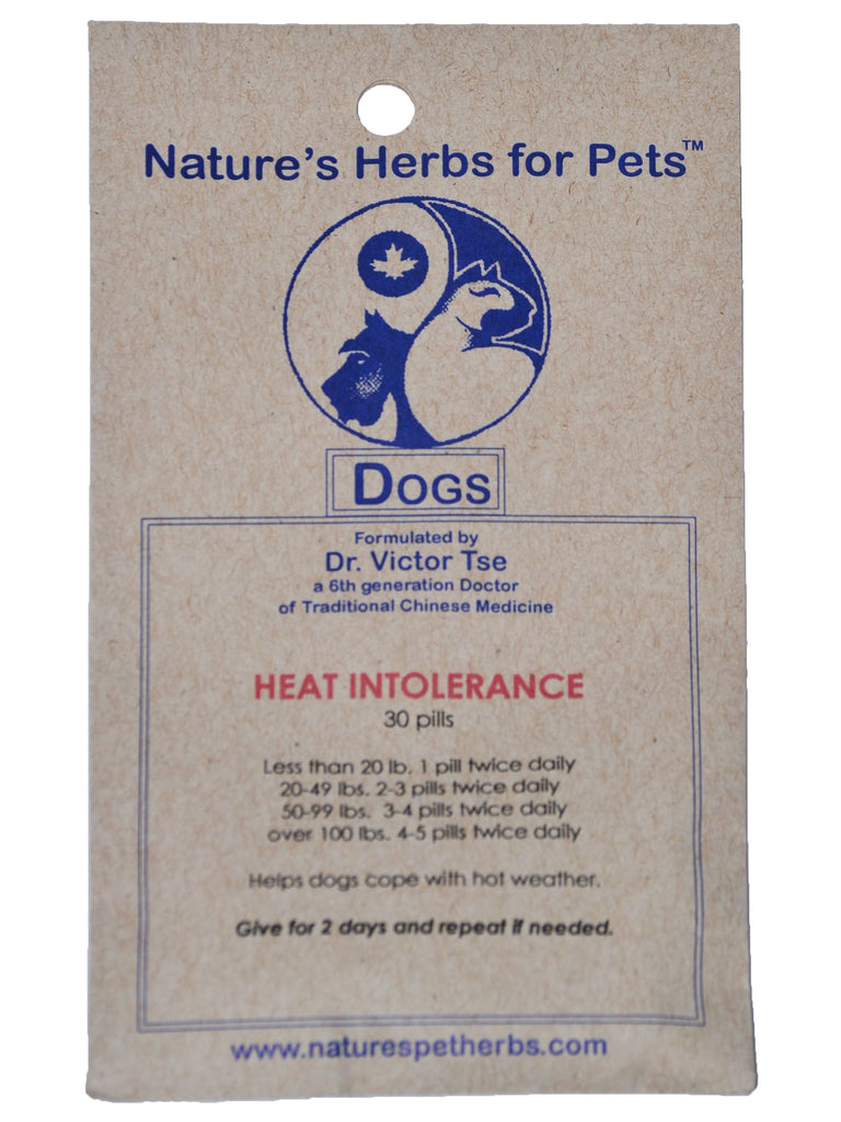 Natures Herbs for Pets, Heat Intolerance for Dogs, 30 ct