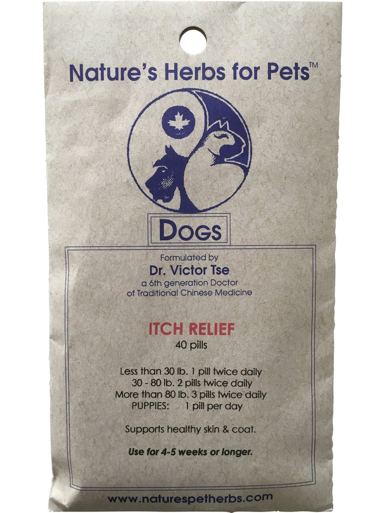 Natures Herbs for Pets, Itch Relief for Dogs, 40 ct