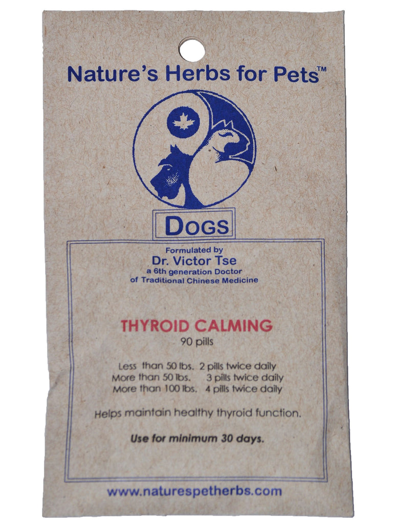 Natures Herbs for Pets, Thyroid Calming for Dogs, 90 ct