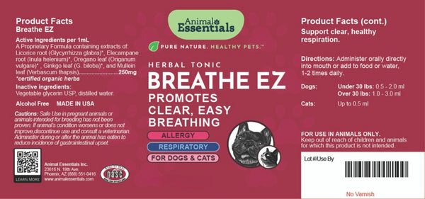 Animal Essentials, Breathe EZ, 2 oz