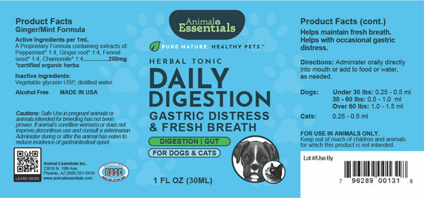 Animal Essentials, Daily Digestion, 1 oz