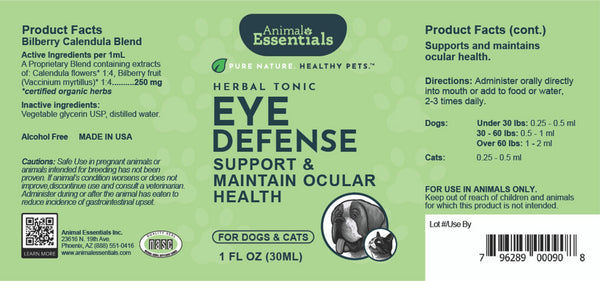 Animal Essentials, Eye Defense, 1 oz