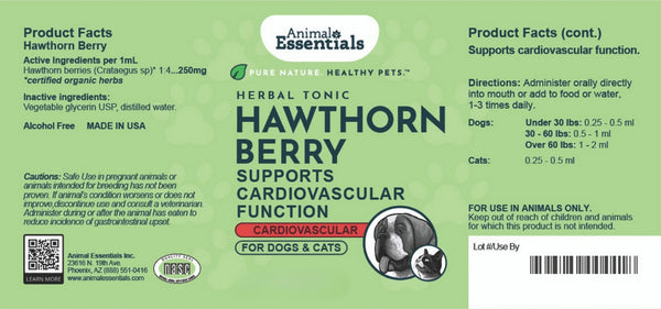 Animal Essentials, Hawthorn Berry, 2 oz