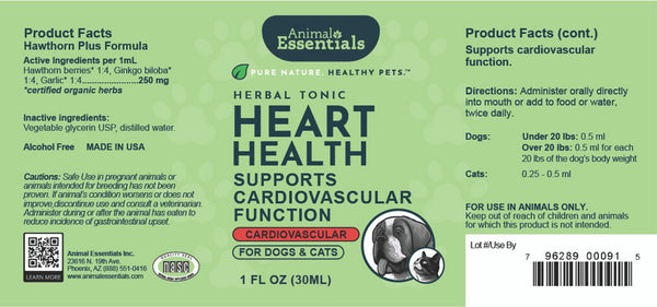 Animal Essentials, Heart Health, 1 oz