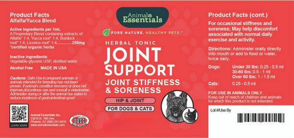 Animal Essentials, Joint Support, 2 oz