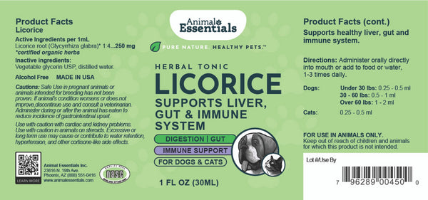 Animal Essentials, Licorice Extract, 1 oz