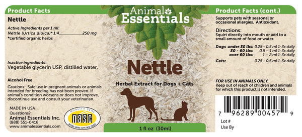 Animal Essentials, Nettle Extract, 1 oz