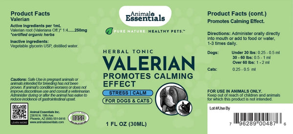 Animal Essentials, Valerian, 1 fl oz