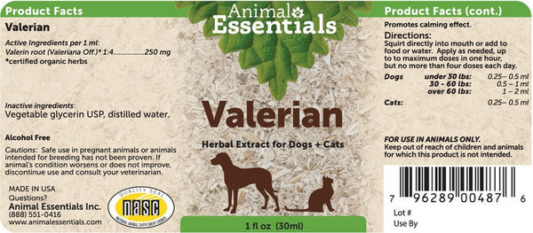 Animal Essentials, Valerian, 1 fl oz