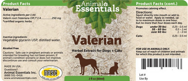Animal Essentials, Valerian, 2 fl oz