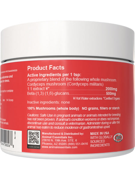 Animal Essentials, Energy, Cordyceps Mushroom, 2.8 oz