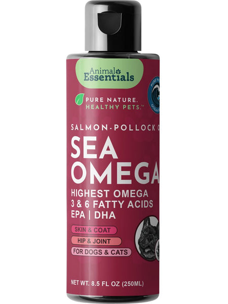 Animal Essentials, Sea-Omega Salmon Pollock Fish Oil, 8.5 fl oz