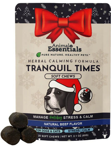 Animal Essentials, Tranquil Times, Natural Beef, 20 Soft Chews