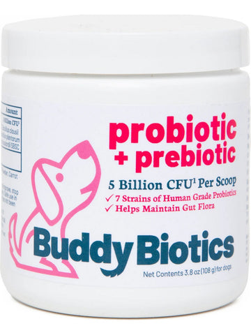 BuddyBiotics, Probiotic + Prebiotic (Dog), 3.8 oz (108 g)