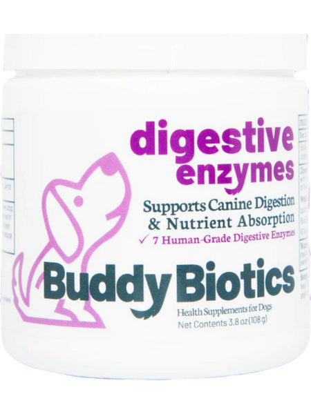 BuddyBiotics, Digestive Enzymes (Dog), 3.8 oz (108 g)