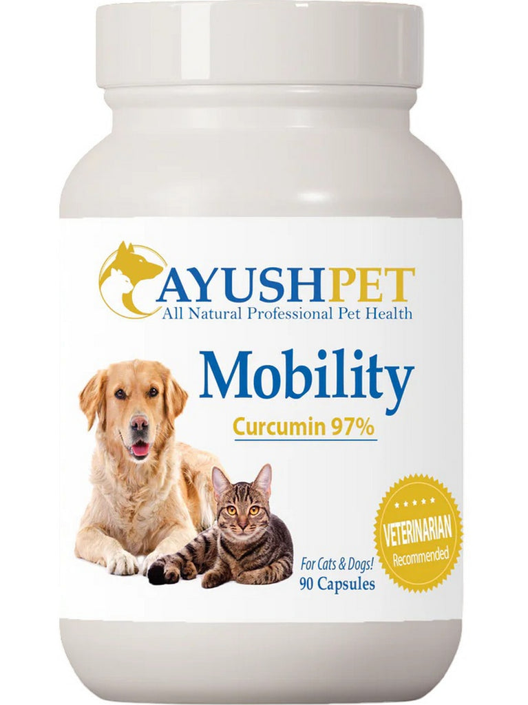 Ayush Herbs, Pet Curcumin 97%, 90 vcaps