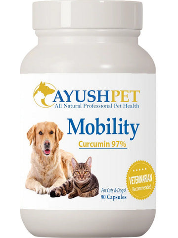 Ayush Herbs, Pet Curcumin 97%, 90 vcaps