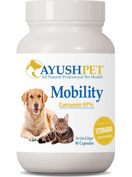 Ayush Herbs, Pet Curcumin 97%, 90 vcaps