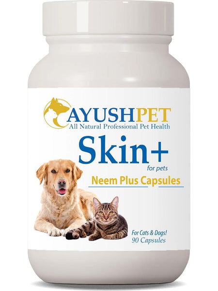 Ayush Herbs, Pet Neem Plus, 90 vcaps 