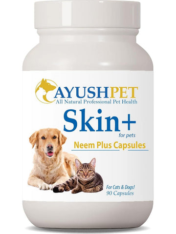 Ayush Herbs, Pet Neem Plus, 90 vcaps 