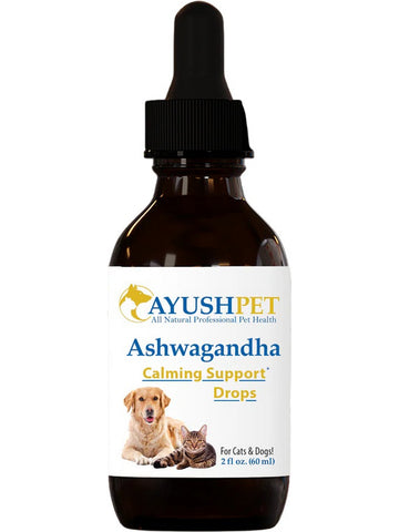 Ayush Herbs, Pet Ashwagandha Drops, 2 fl oz, 60 ml
