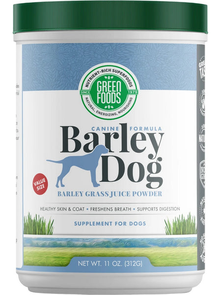Green Foods, Barley Dog, 11 oz