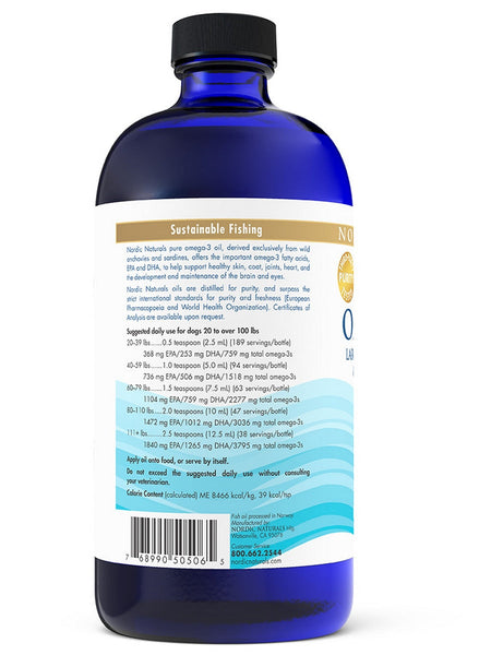 Nordic Naturals, Omega-3 Pet™, 16 Fluid Ounces