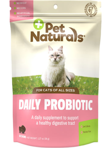Pet Naturals, Daily Probiotic for Cats, 30 chews