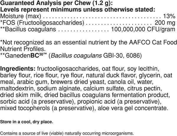 Pet Naturals, Daily Probiotic for Cats, 30 chews