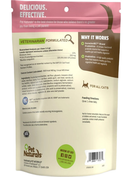 Pet Naturals, Daily Probiotic for Cats, 30 chews