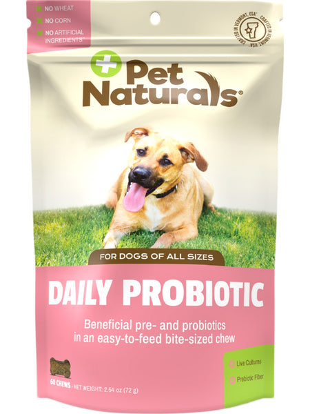 Pet Naturals, Daily Probiotic for Dogs, 60 chews