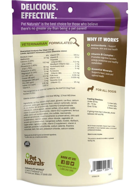 Pet Naturals, Daily Multi for Dogs, 30 chews