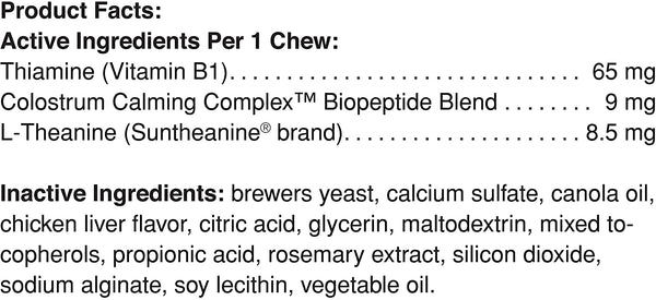 Pet Naturals of Vermont, Calming for Cats, 30 chews