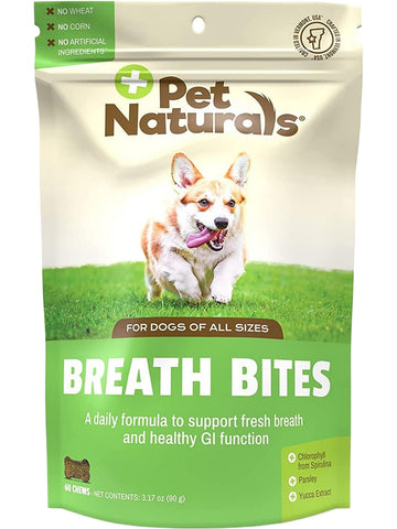 Pet Naturals, Breath Bites for Dogs, 60 chews