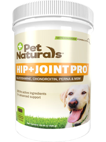 Pet Naturals, Hip + Joint Pro for Dogs, 130 chews