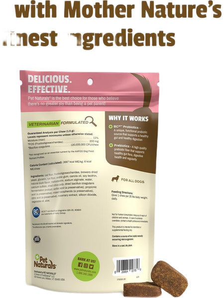 Pet Naturals, Daily Probiotic for Dogs, 160 chews