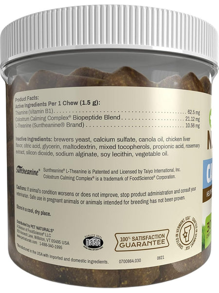 Pet Naturals, Calming for Medium and Large Dogs Chews, 30 chews