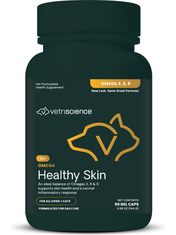 VetriScience Laboratories, Omega 3, 6, 9, 90 Gel Caps