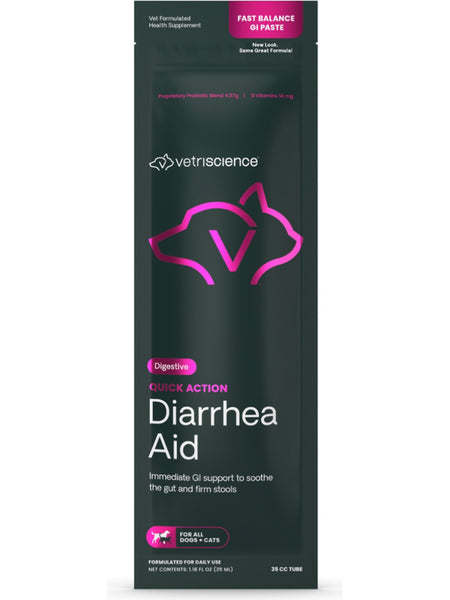 VetriScience Laboratories, Quick Action Diarrhea Aid (Formerly Fast Balance GI Paste), 35cc Tube