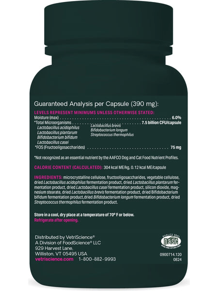 VetriScience, Extra-Strength Gut Health (Formerly Vetri Mega Probiotic), 120 Capsules