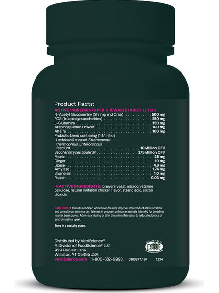 VetriScience, Vetri Probiotic BD, 120 Chewable Tablets