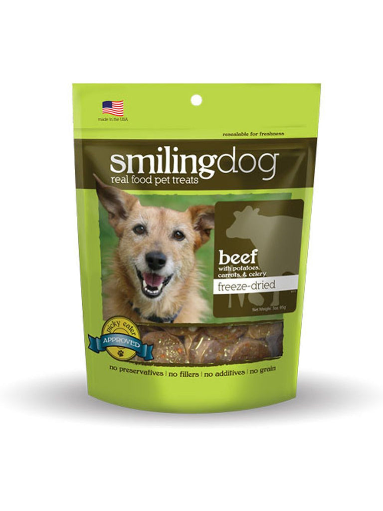 Herbsmith, Smiling Dog Treats Freeze Dried Beef, 2.5 oz