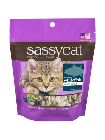 Herbsmith, Sassy Cat Treats Freeze Dried Whitefish, 1.25 oz